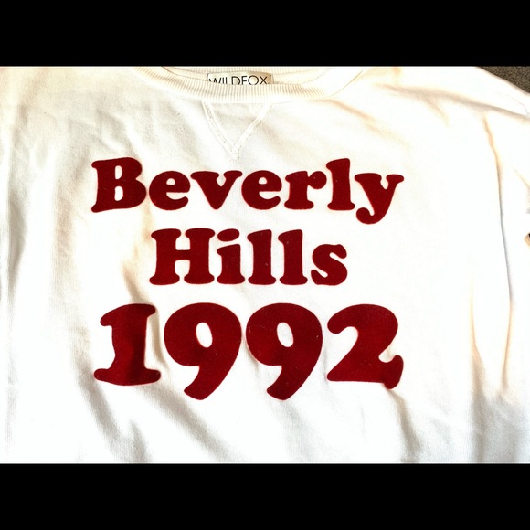 Wildfox Beverly Hills Hills Sweatshirt Size XS - Picture 4 of 6